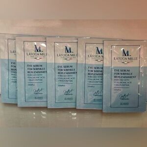 Latoua Mille Revive Glow Collagen Eye Firming Serum~ 5 Travel Packs $550 Retail